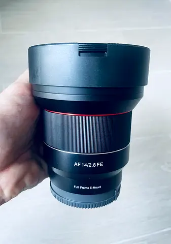 Samyang lense AF 14/2.8 FE autofocus for Sony mount