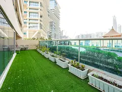 Furnished | Burj Khalifa View | Private Garden