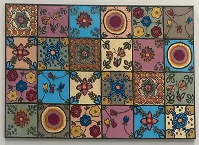Mexican Tiles Painting