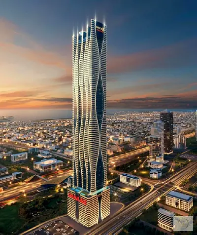 بنتهاوس سكاي لاين | 3 غرف نوم | إطلالة على البرج والقناة | مفروشة