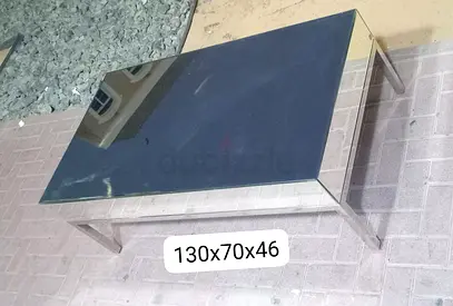 Excellent condition glass Center table set for sale