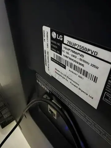 Lg 70 inch