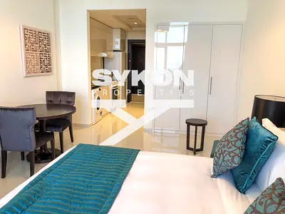 Furnished Studio | DAMAC Ghalia | Balcony | City View