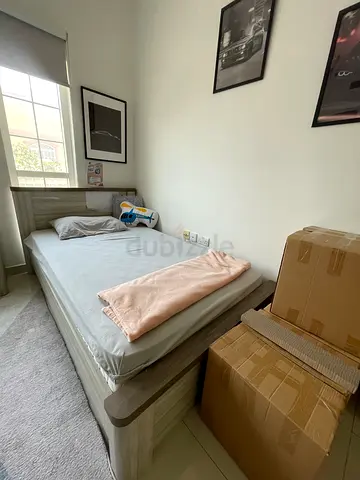 Single Bed Frame with Headboard