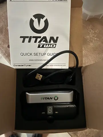 Titan Two (ConsoleTuner) adapter with USB cable and manual - good condition