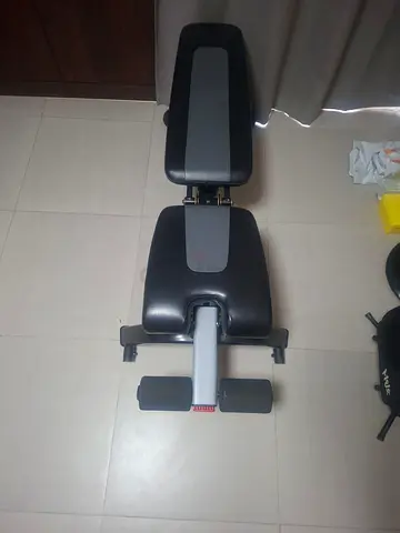 Workout bench black