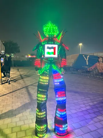 LED Light-Up Costume Suit Full Body Outfit