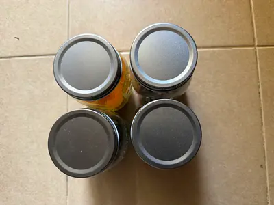 Set of 4 Small Kitchen Storage Jars (used)