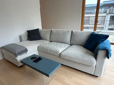 L shape sofa bed IKEA vimle with mattress