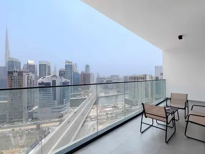 Canal & Burj Khalifa View | Fully Furnished | High Floor