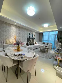 Swimming pool - Gym - Parking - Fully furnished - Open view - The most prestigious tower in Ajman -