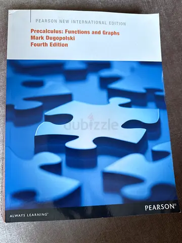 Precalculus: Functions and Graphs (Pearson New International Edition) - 4th Edition