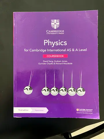 Cambridge Physics for Cambridge International AS & A Level Coursebook (Third Edition)