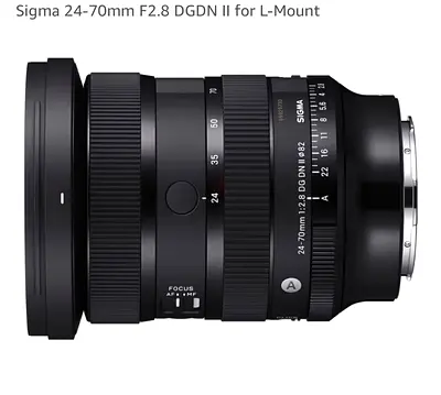 Sigma 24-70mm F2.8 DG DN II Art (L-Mount) For Sale