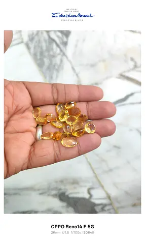 Natural Citrine Mix cut lot 58ct