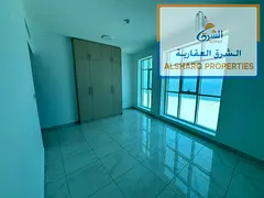 3 bedrooms and a large living room with a stunning view directly overlooking Ajman Corniche - close 