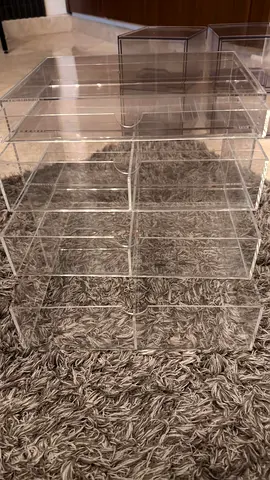 Clear Acrylic Makeup Organizer with Multiple Drawers