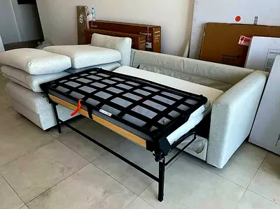 Ikea vimle L shape sofa bed with mattress