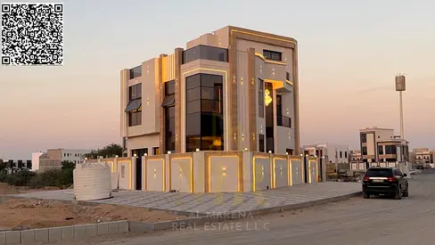 Luxury begins with the facade and continues in every detail of the home | Upscale villa for sale in Al-Haliyo, prime location