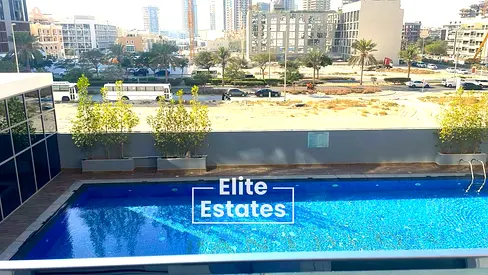 Spacious 1BR + Study | Pool View | Private Balcony | JVC
