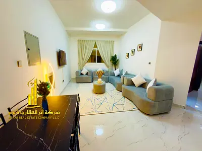 شقه فاخره ثاني ساكن غرفه وصاله مع اطلاله مفتوحه.عجمان النعيميه . مفروش بالكامل للإيجار الشهري✨الإيجار يشمل الفواتير والإنترنت وموقف