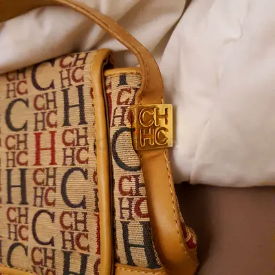 CH Carolina Herrera Monogram Evening Bag. Light Use. Like New. AED. 365 Only.