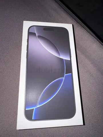 I phone 16 pro max  black titanium 256