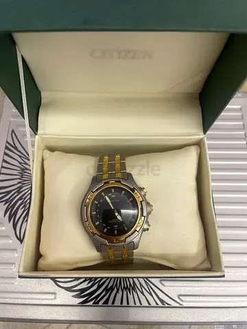Citizen thunder bird FTOO men's two-tone wrist watch in original box