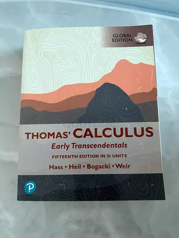 Thomas' Calculus: Early Transcendentals (Global Edition) - 15th Edition