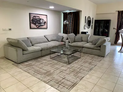 Feather 🪶 filled Pan Emirates pianca Sofa Perfect Condition