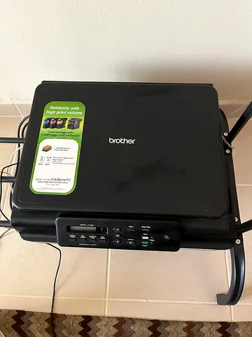 Brother all-in-one inkjet color printer & scanner with cartridges - good working condition