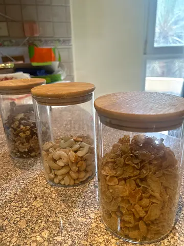 Kitchen Glass Jar and storage jars