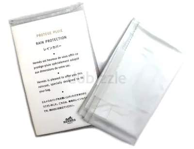 Hermes Rain Protection Bag Cover - New/Unused