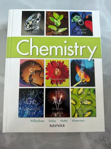 Savvas Chemistry Textbook (hardcover) - lightly used