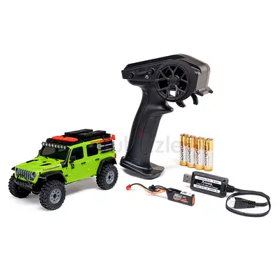 Axial 1/30 SCX30 Jeep Wrangler JLU 4X4 RTR Brushed Rock Crawler (Battery Charger Included)