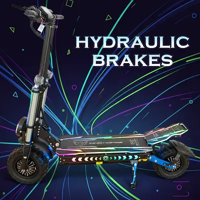 Wind Horse Electric Scooter 3000W120KM Range 85KM Speed, H3