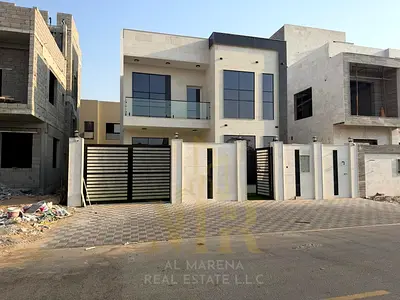 For sale in Al Zahia area | 5-bedroom villa with majlis, living room, and roof terrace, price inclu