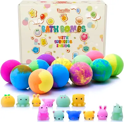 Bath Bombs for Kids with Toys