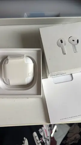 New Apple AirPods 4 (2nd Gen) with Charging Case - authentic not used at all. Lulu price is 500