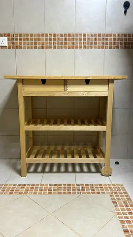 Birch kitchen trolley