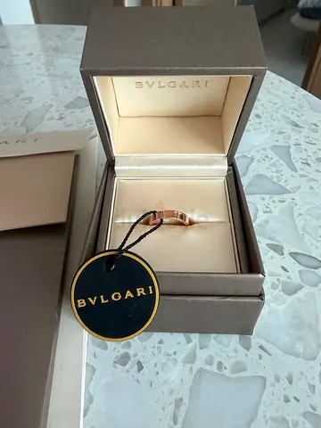 Authentic BVLGARI B.zero1 Rose Gold Ring – Brand New / Never Worn