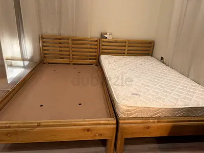 Two beds, original wood, special detail for sale, including mattresses

1200 AED

Two beds for sale