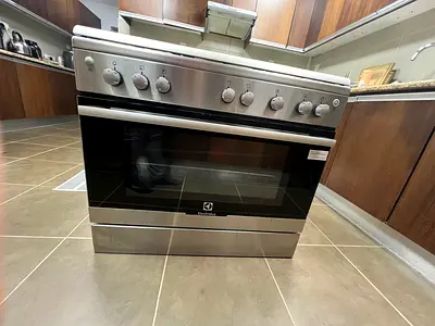 Electrolux Freestanding 5-Burner Gas Cooker EKG9000A4X (90x60 cm) - Stainless Steel