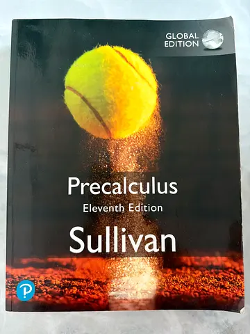 Precalculus (Eleventh Edition) by Sullivan Pearson- Global Edition