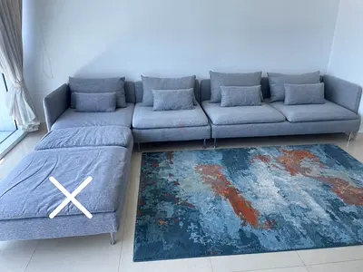 Ikea Sodhremn L Shape Sofa Gray
