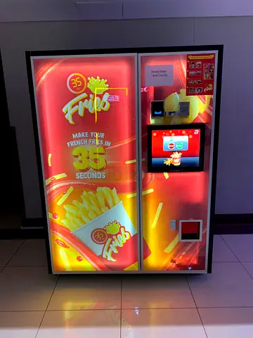 French Fries Vending Machine - Complete Package (5 Machines + Spare Parts) - Dubai