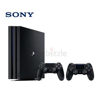 Sony PlayStation 4 - Pro - Black - 1TB with 2 Controller
