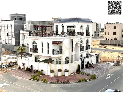 Luxury Villa for Sale in Al Bahia | 5 Master Bedrooms + Private Pool | Two Floors and Rooftop