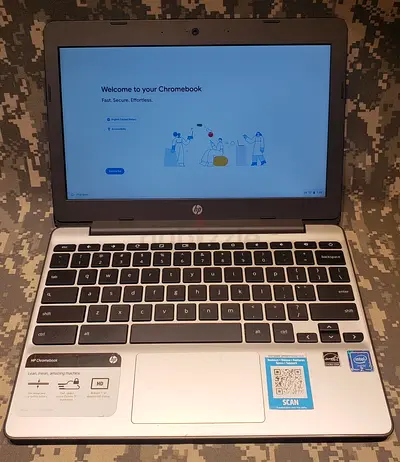 HP 11-v010nr Chromebook 11.6 inch_Intel Celeron N3060_RAM 4GB_SSD 16GB_Intel HD Graphics 400