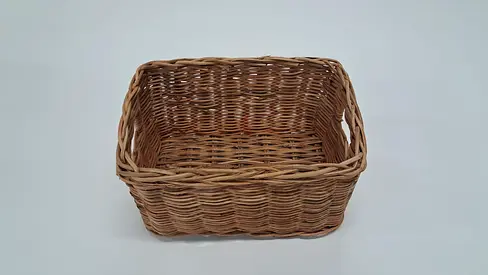 Wicker Storage Basket - Medium Size, Good Condition